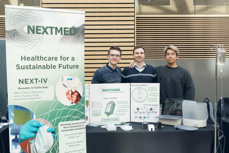 A reusable IV bag and a gamified toy retail machine: New Venture Design student projects shine at annual showcase
